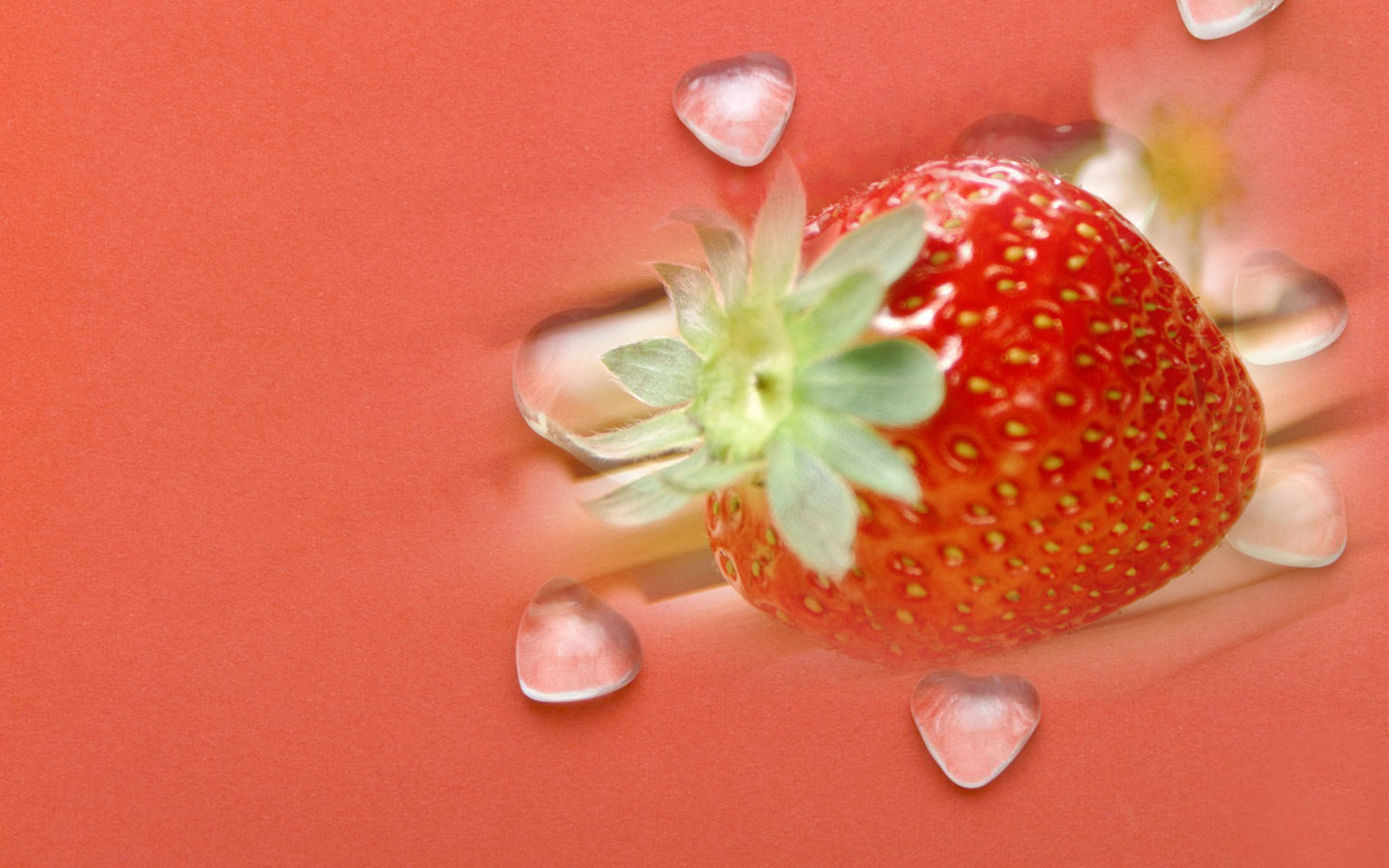 Strawberry wallpaper in love