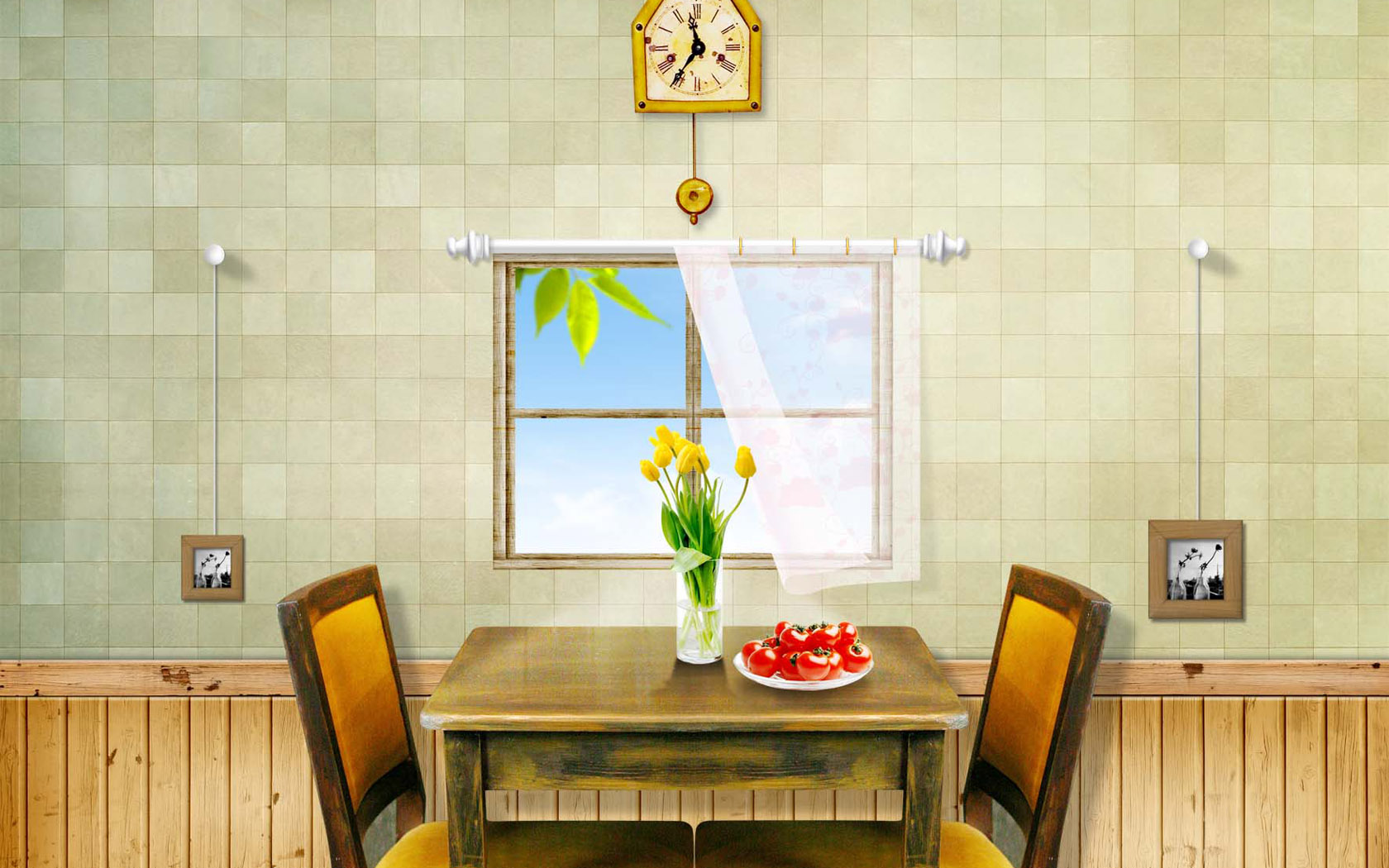 Romantic Home Desktop Wallpaper