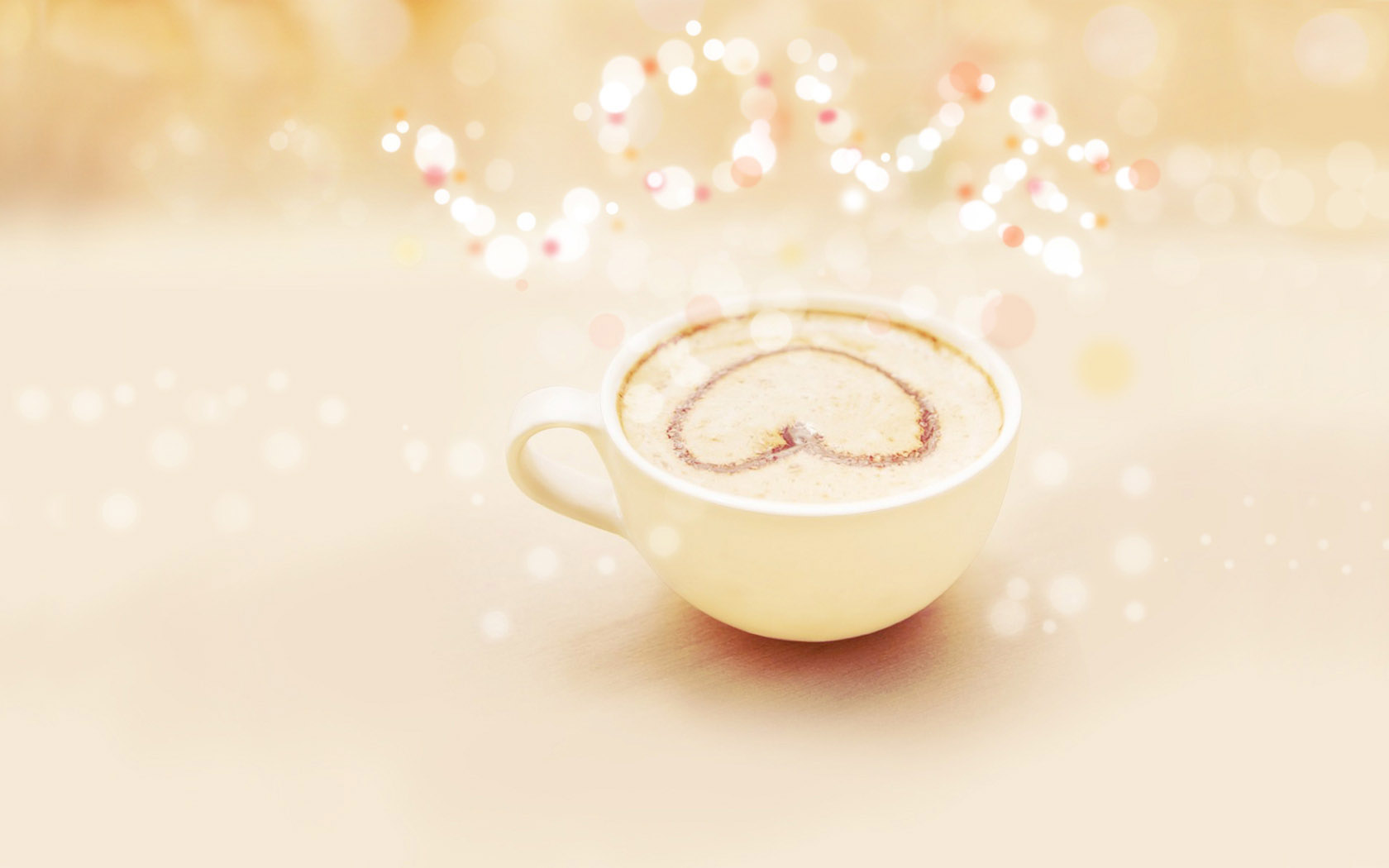 Love milk tea desktop wallpaper