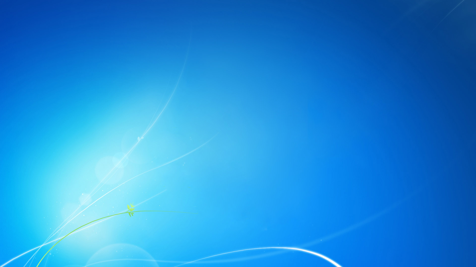 win7 blue desktop background