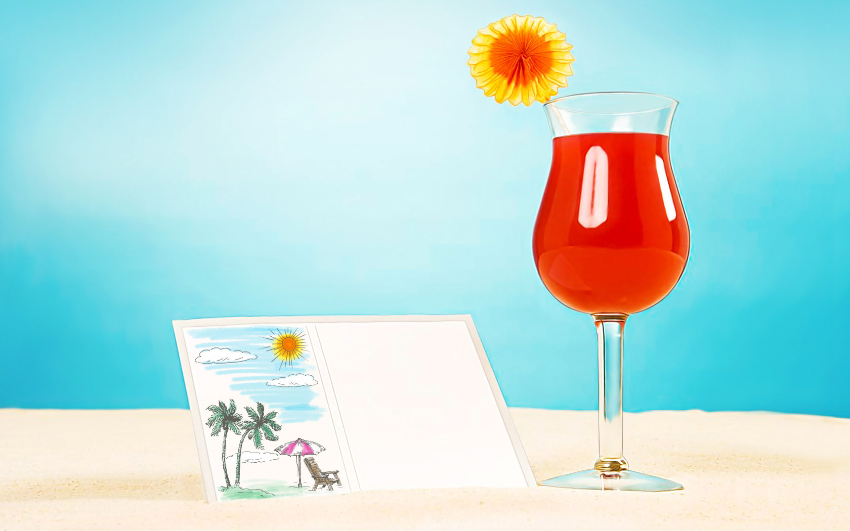 Easy Summer Beach Desktop Wallpaper