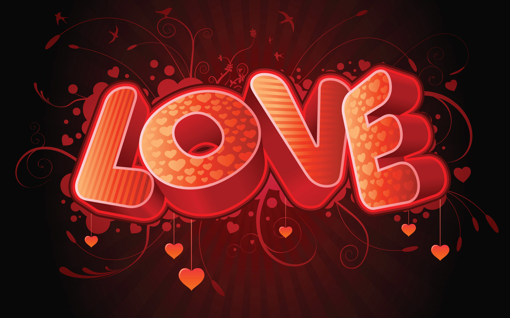 Valentine's Day Desktop Heart Wallpaper