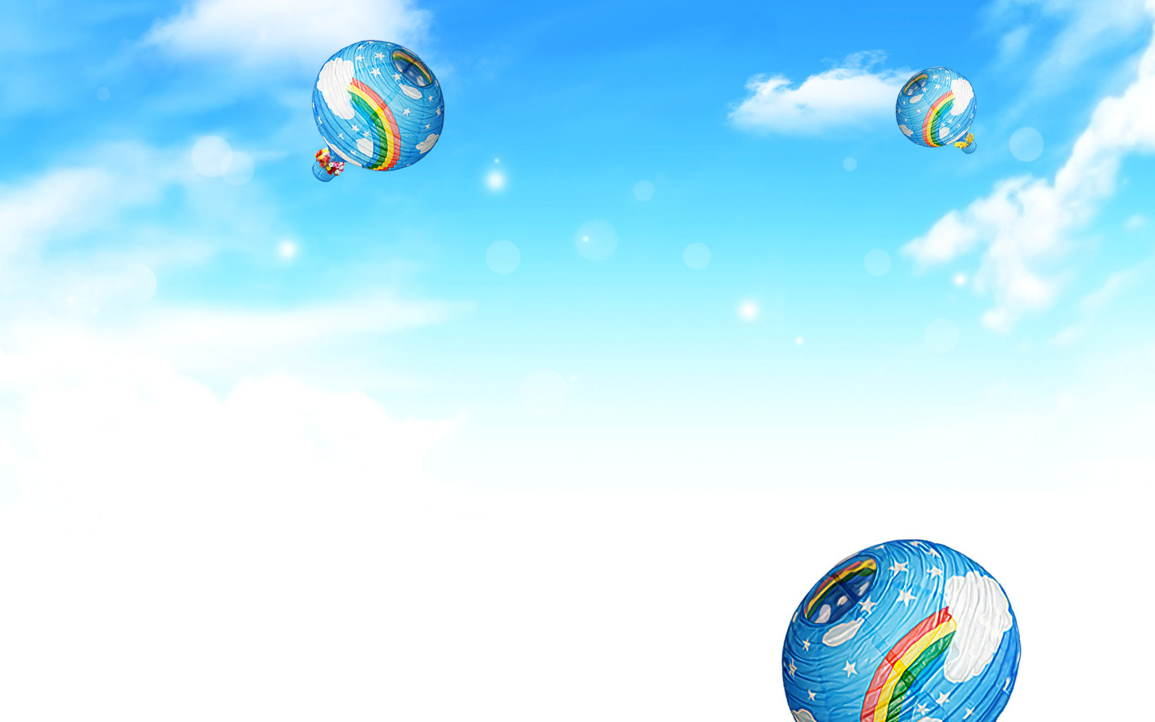 blue fantasy sky desktop background picture