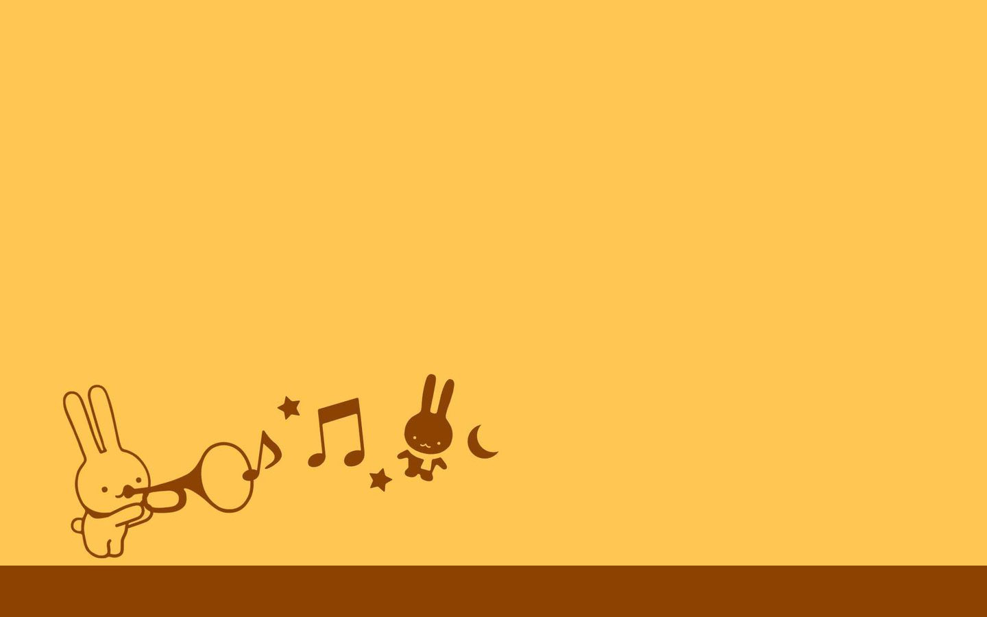 Little rabbit desktop background picture