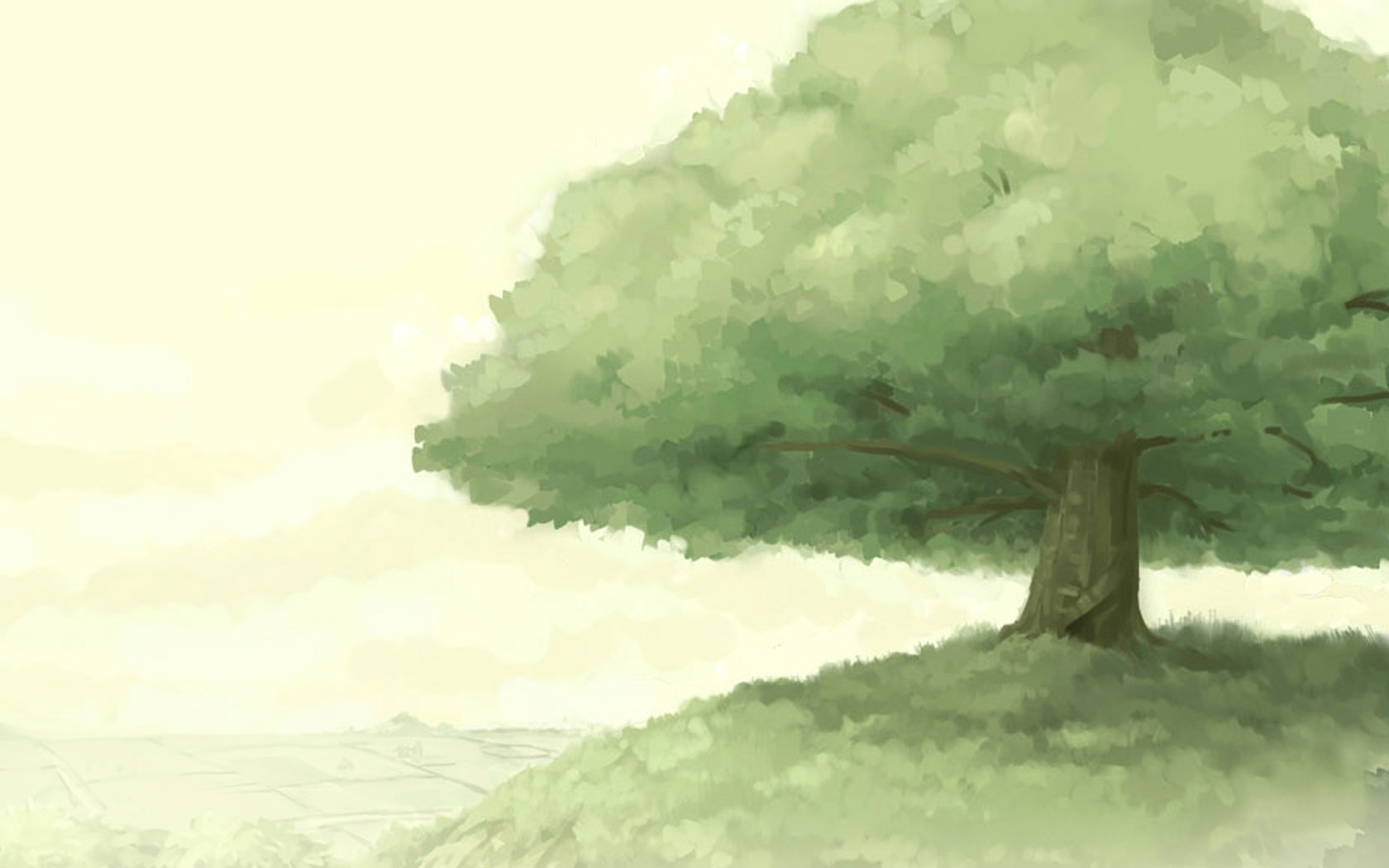 Desktop background picture wallpaper under big tree