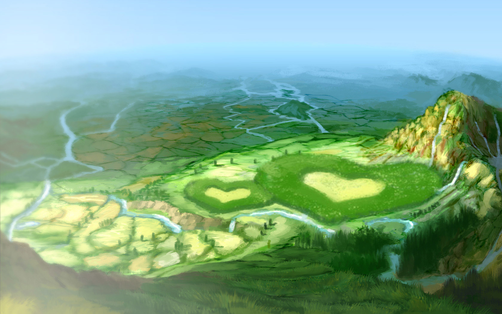 Beautiful Heartland Landscape Desktop Wallpaper