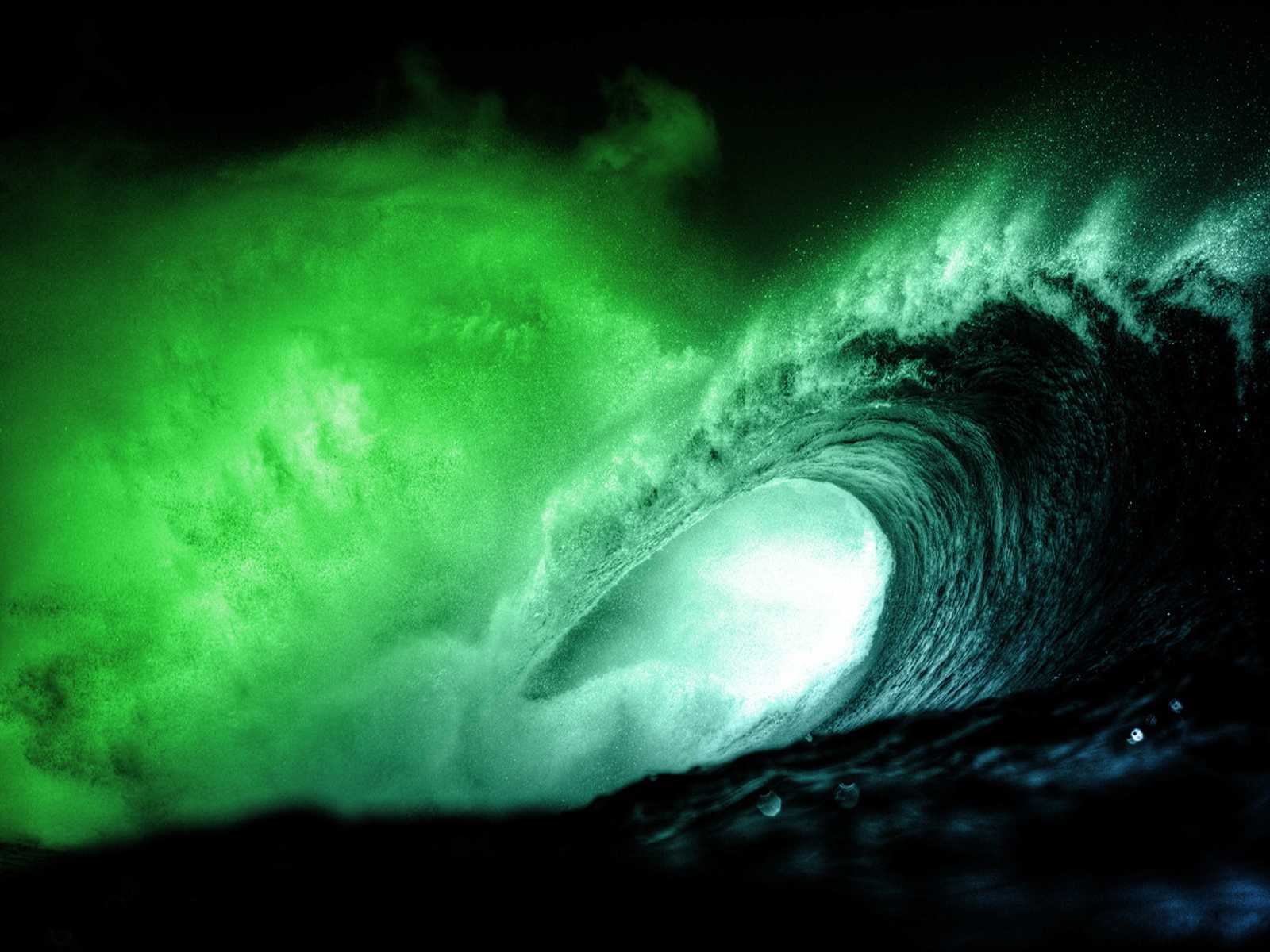Sea Wave Landscape Desktop Wallpaper