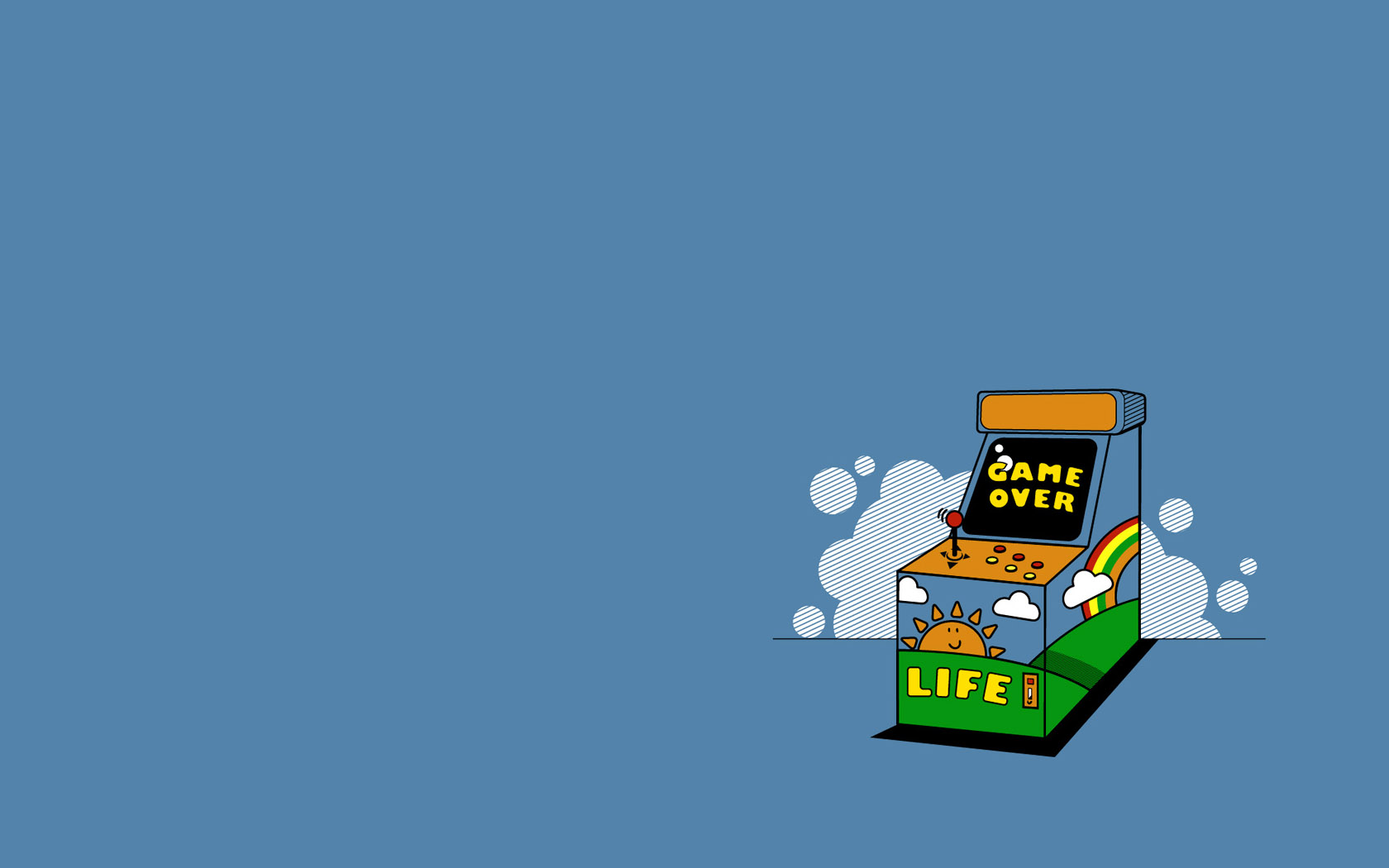 Nostalgic Game Console Desktop Background