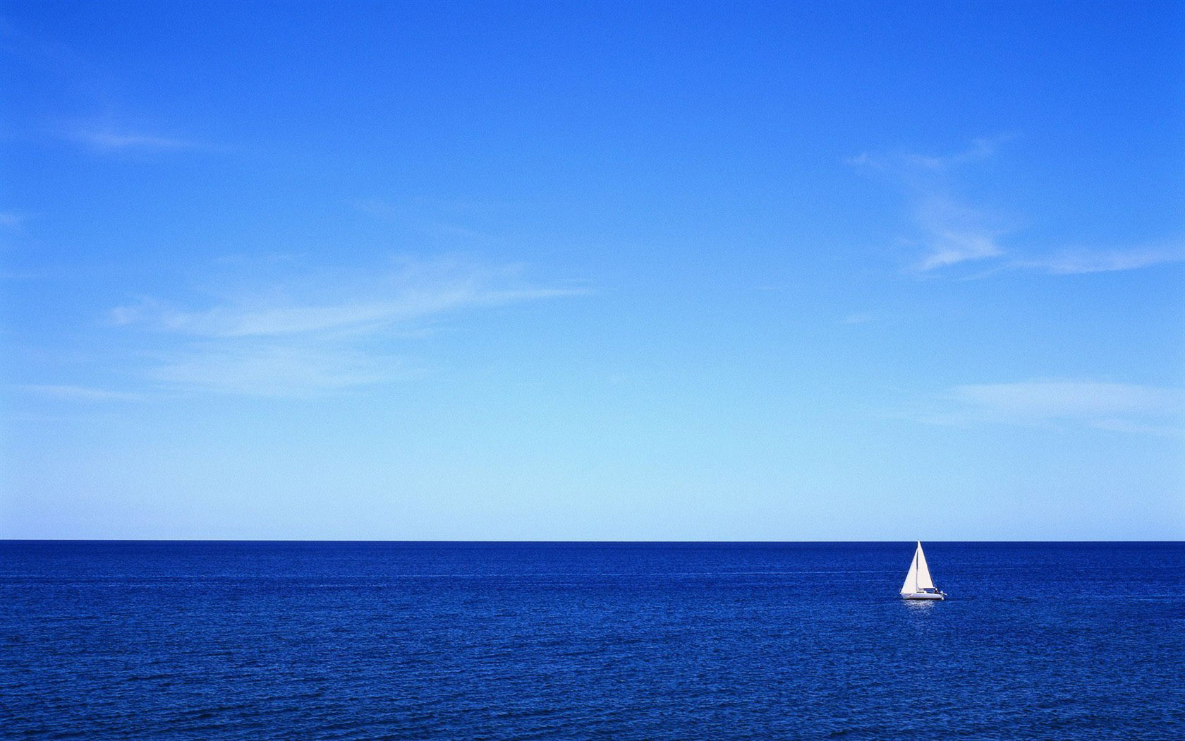 blue sky sea scenery wallpaper picture