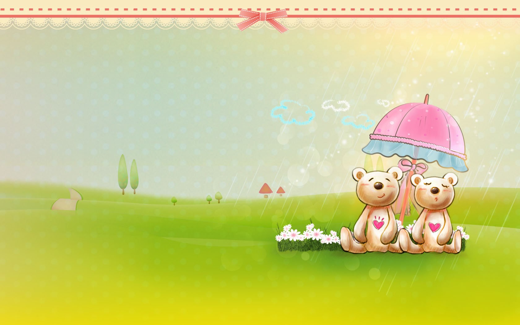 Love Bear Desktop Background Picture