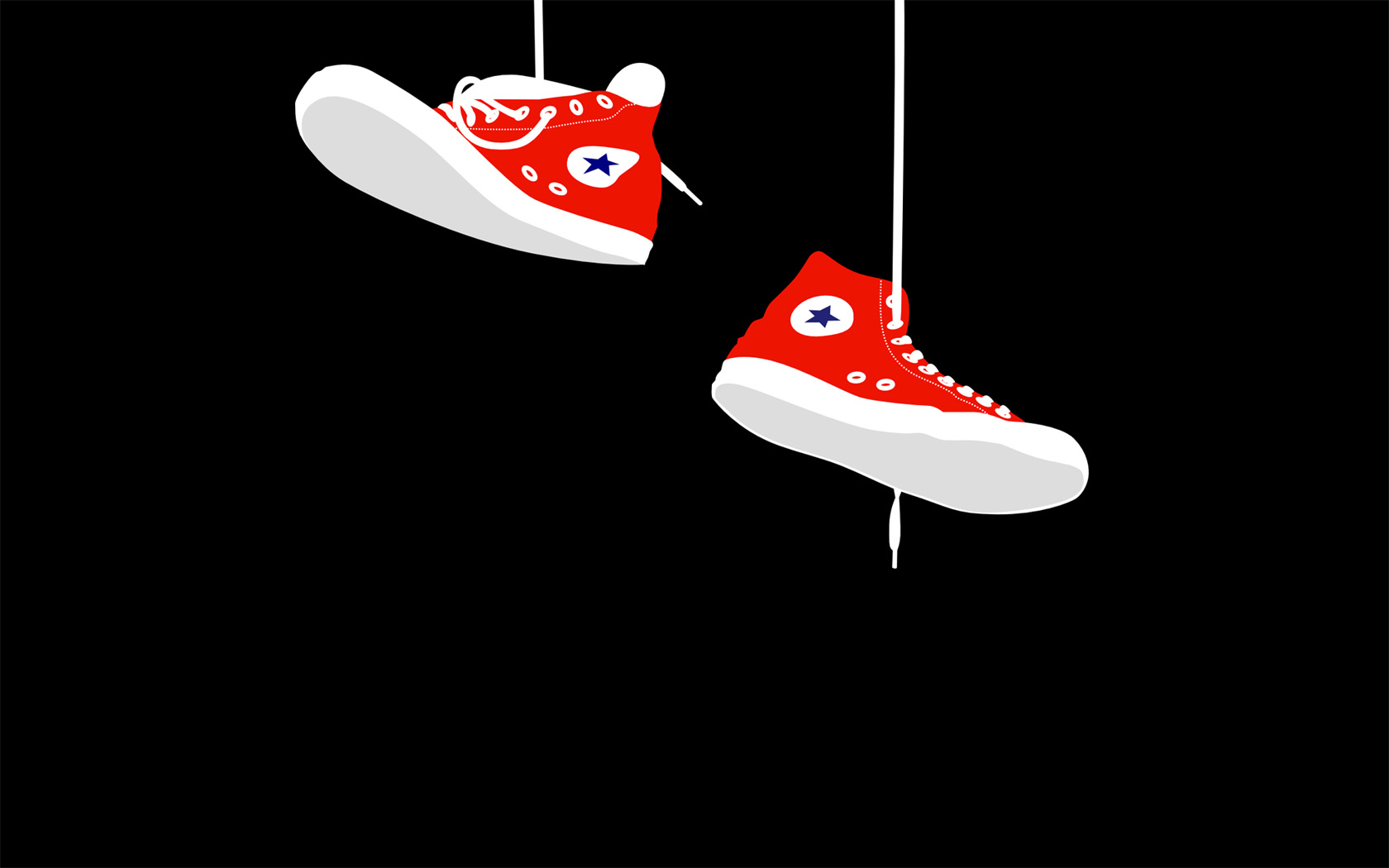 non-mainstream red shoes wallpaper