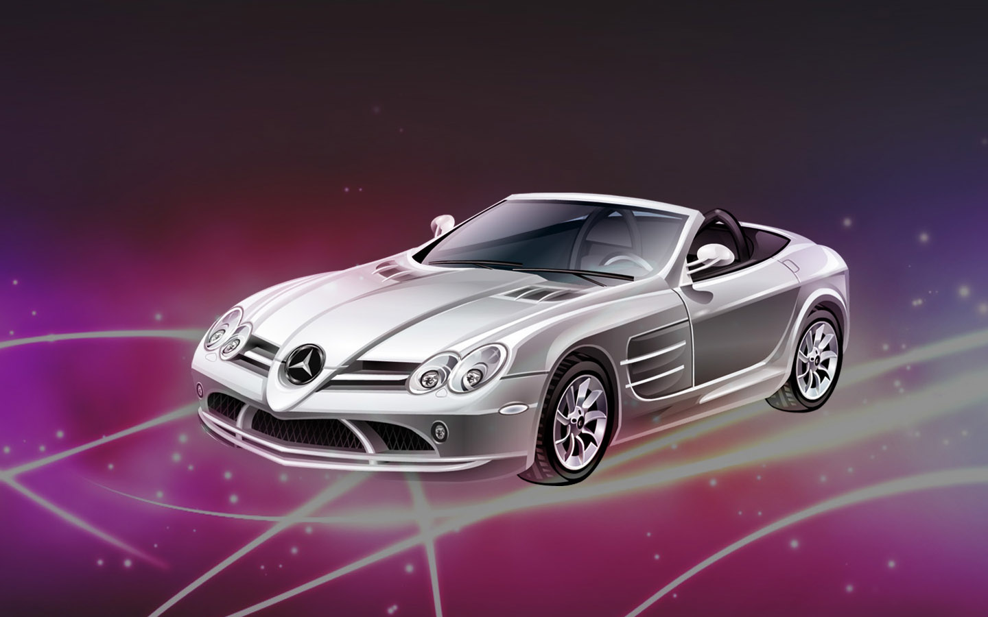Handsome Mercedes desktop wallpaper