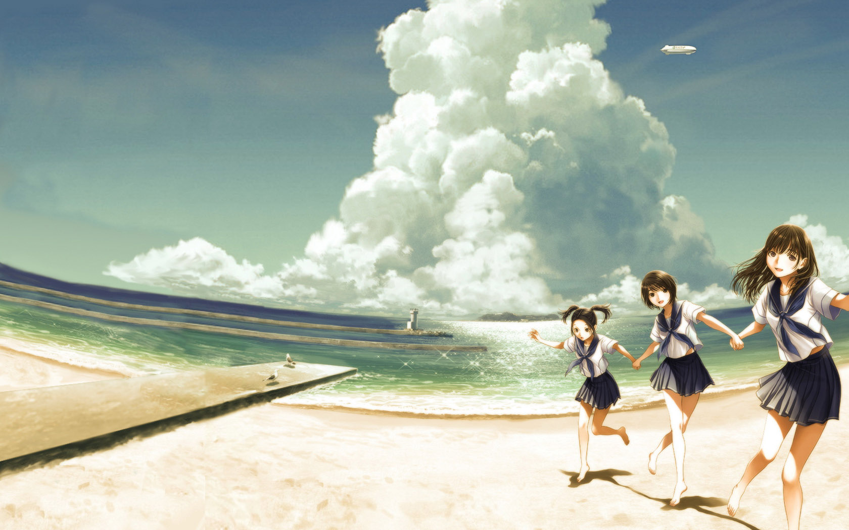 Beautiful anime scenery wallpaper