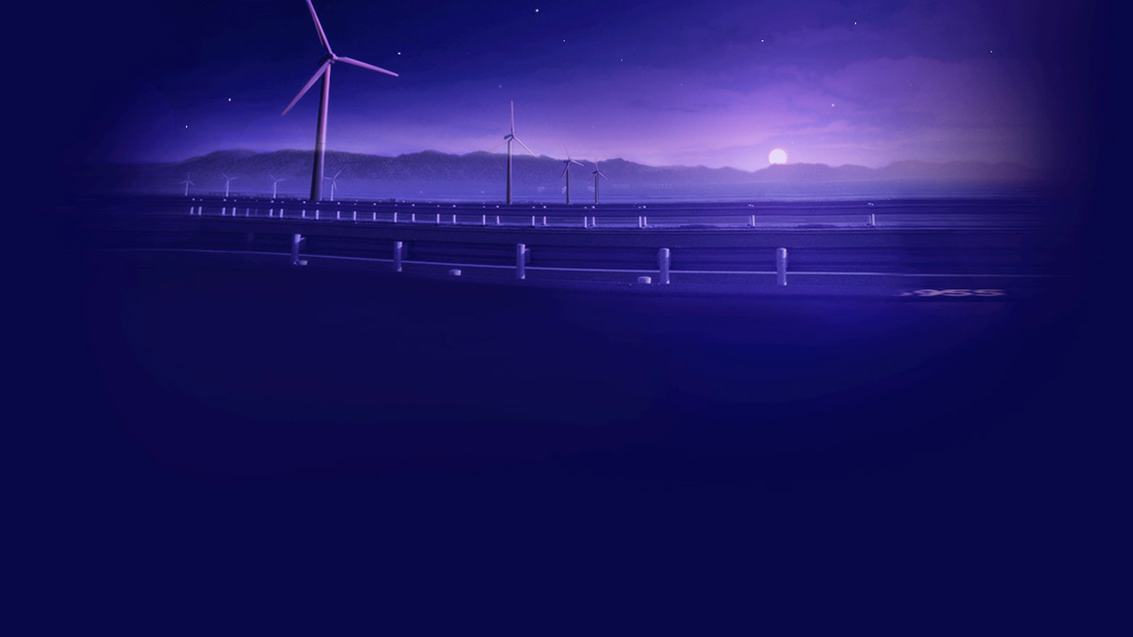 Purple Tranquility Landscape Desktop Wallpaper