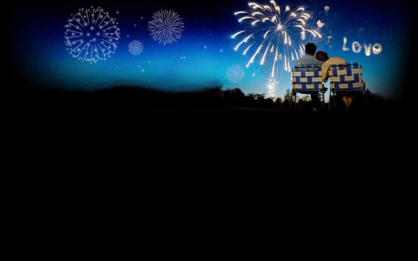 non-mainstream fireworks desktop wallpaper