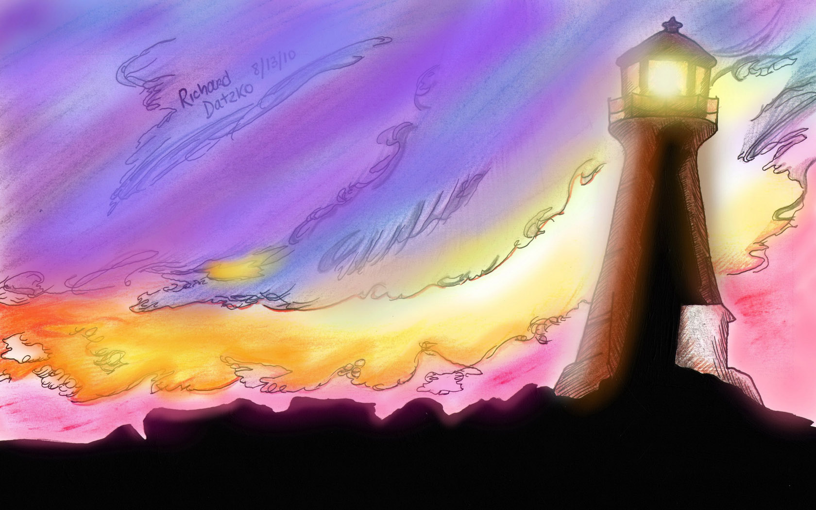 Dream Lighthouse Wallpaper