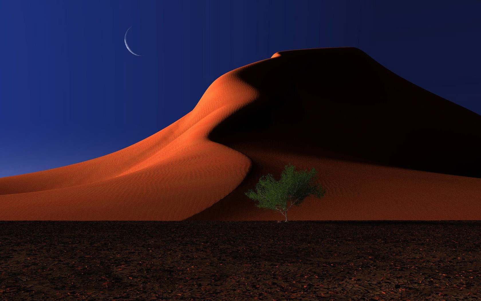 beautiful desert scenery desktop wallpaper