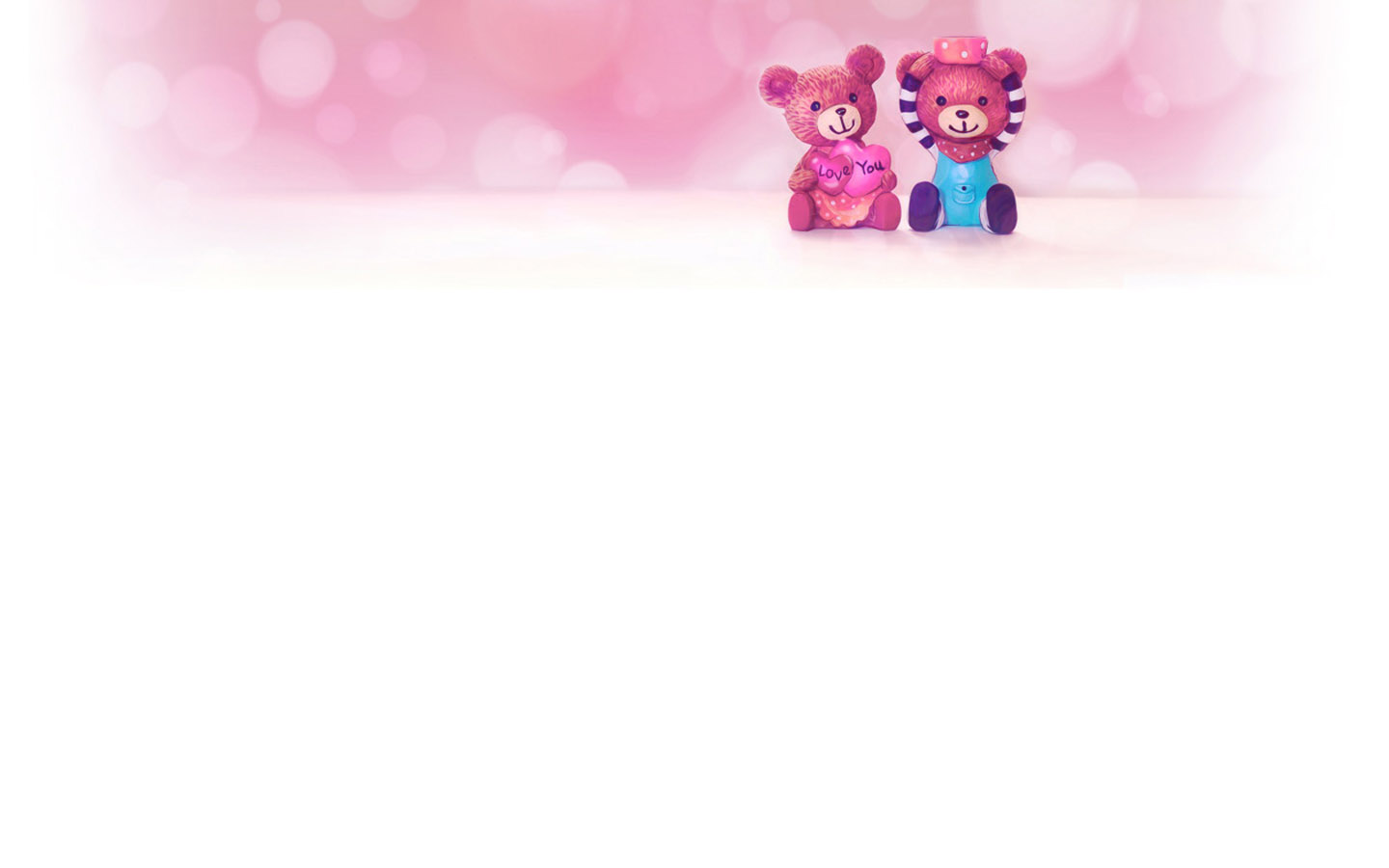love you bear desktop background