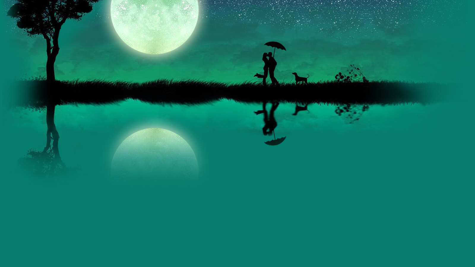 Moonlight Lovers Wallpaper