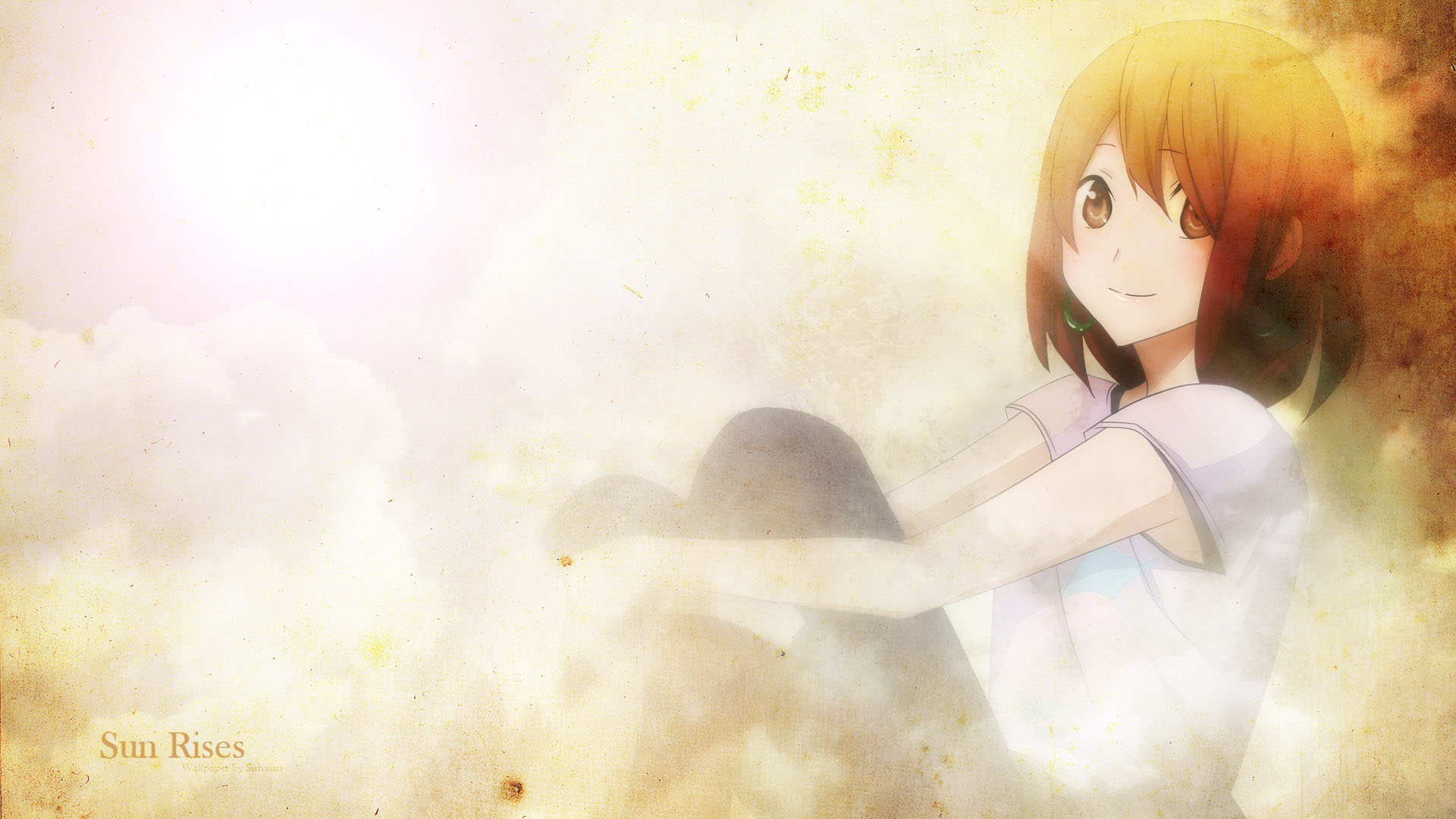 Anime beautiful girl desktop wallpaper