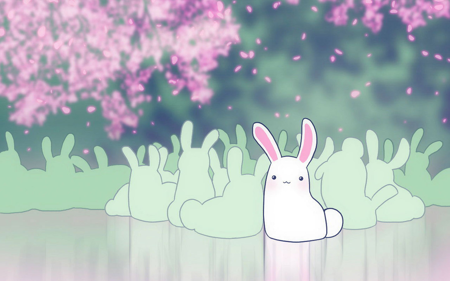 Rabbit Paradise Desktop Background Picture