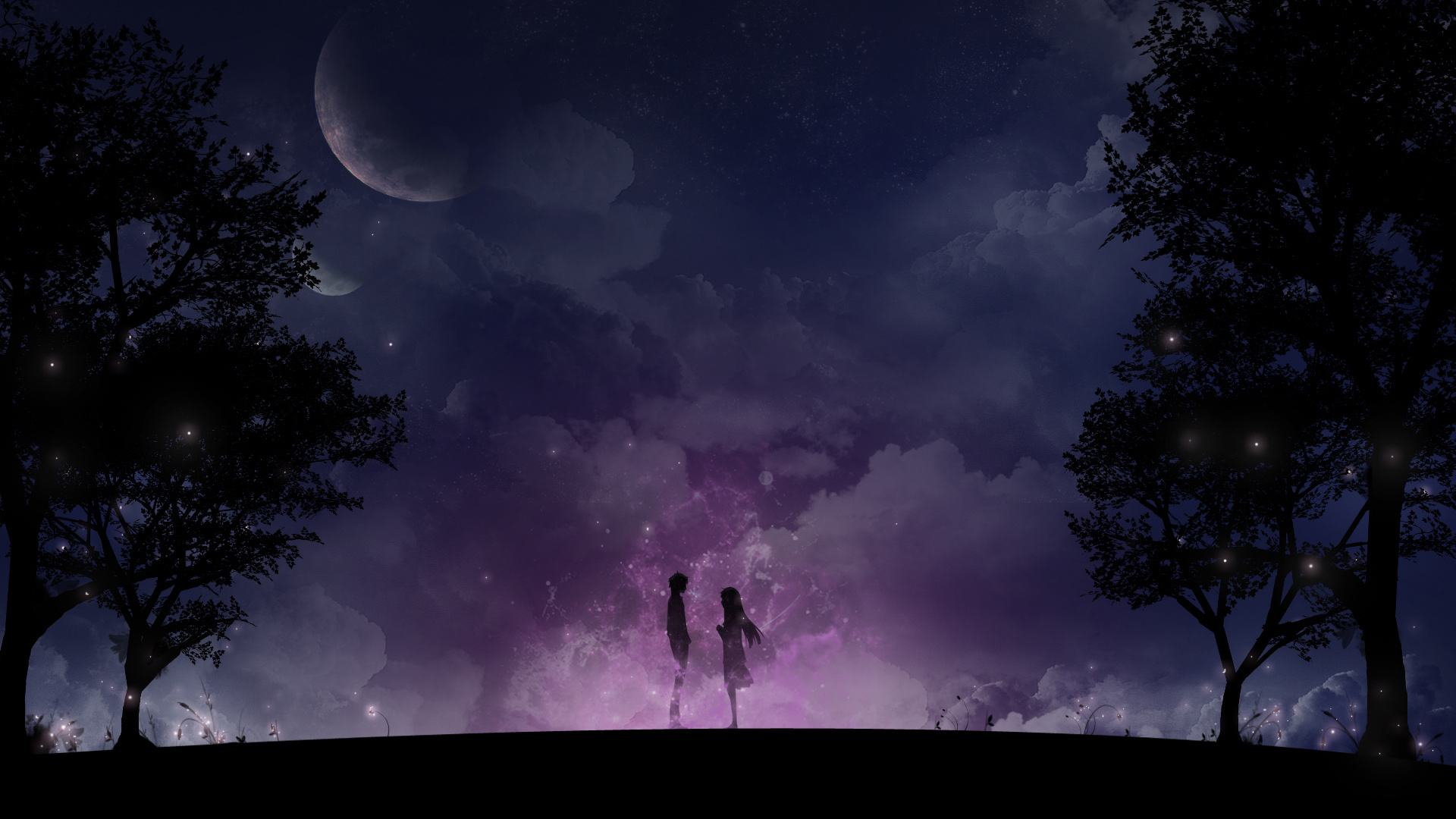 Romantic Night Date Desktop Wallpaper