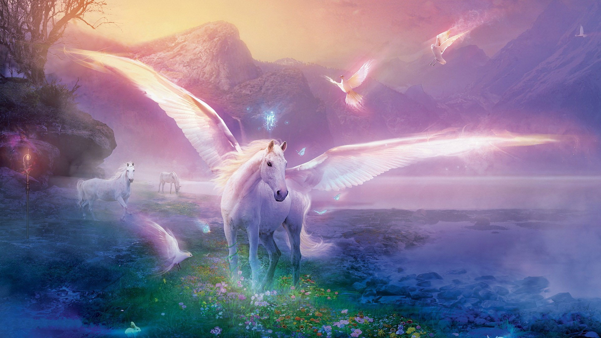 Dream Unicorn Desktop Wallpaper