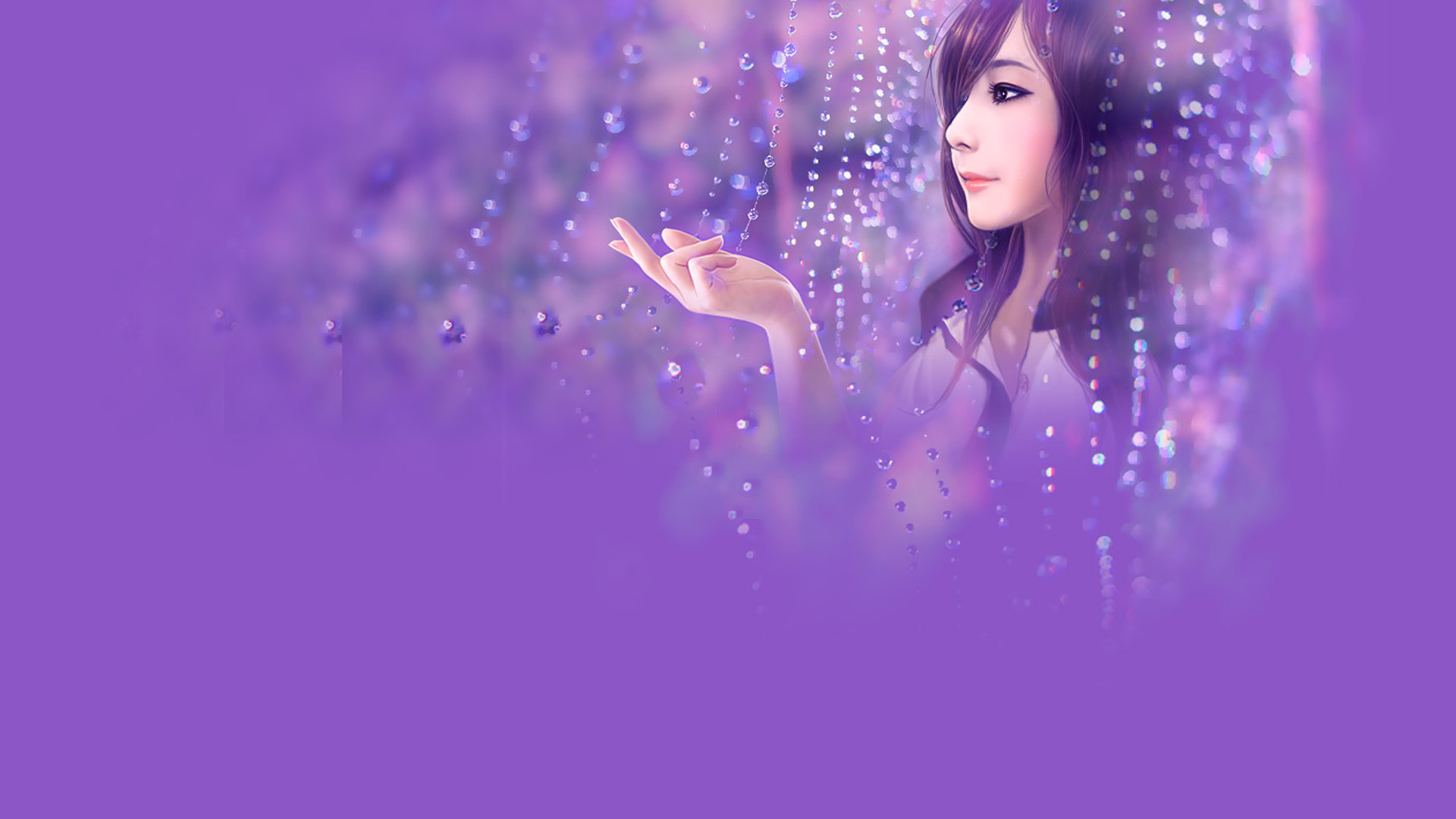 Purple Aesthetic Beauty Desktop Wallpaper