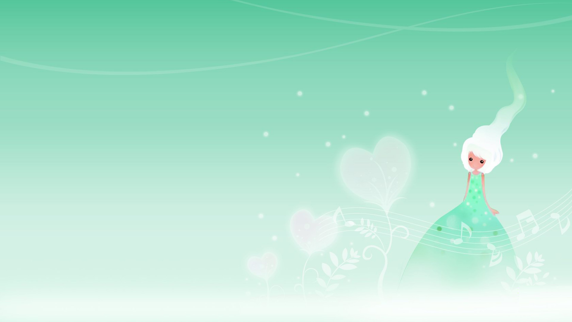 Happy Little Princess Desktop Wallpaper