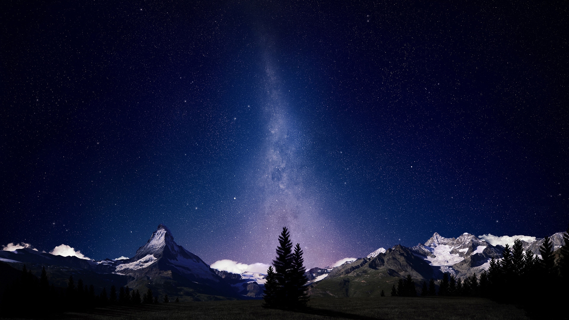 Beautiful star night desktop wallpaper