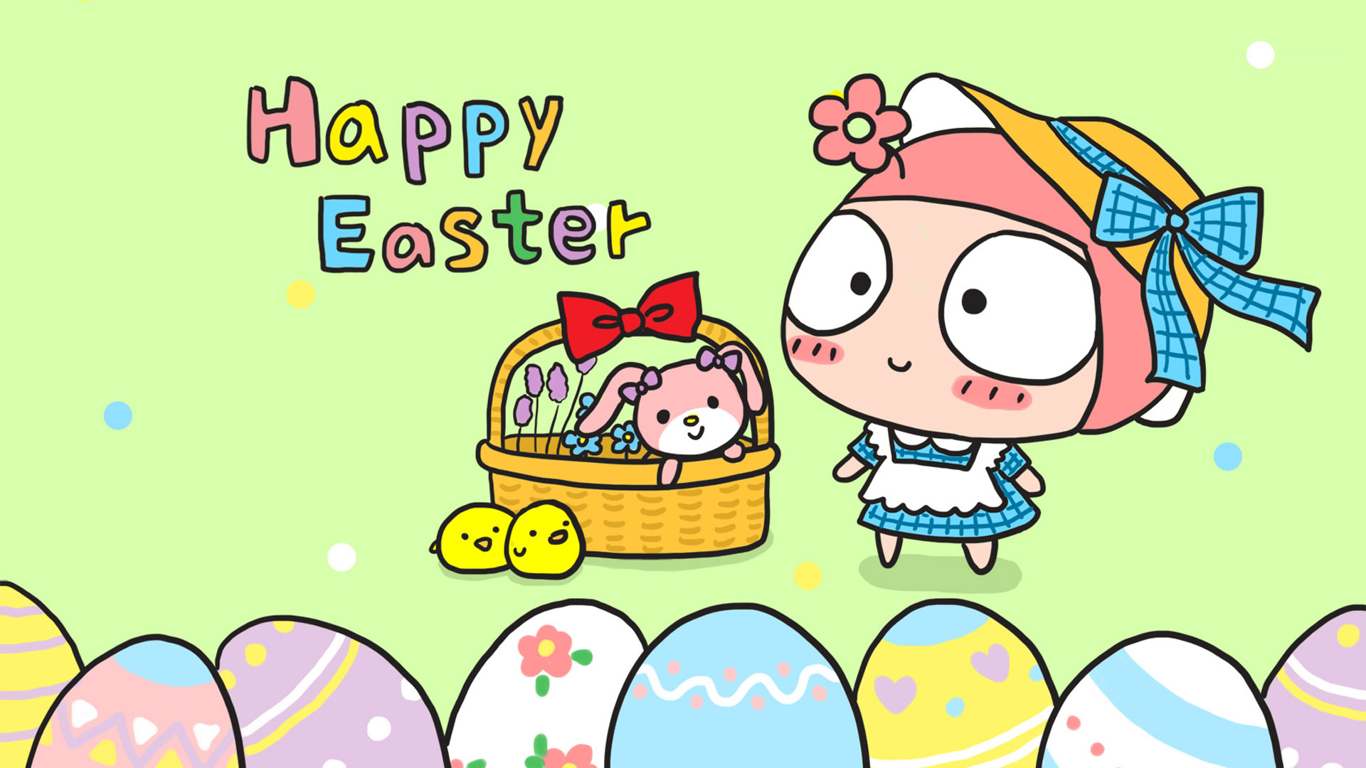 Xiaoha Easter Desktop Wallpaper