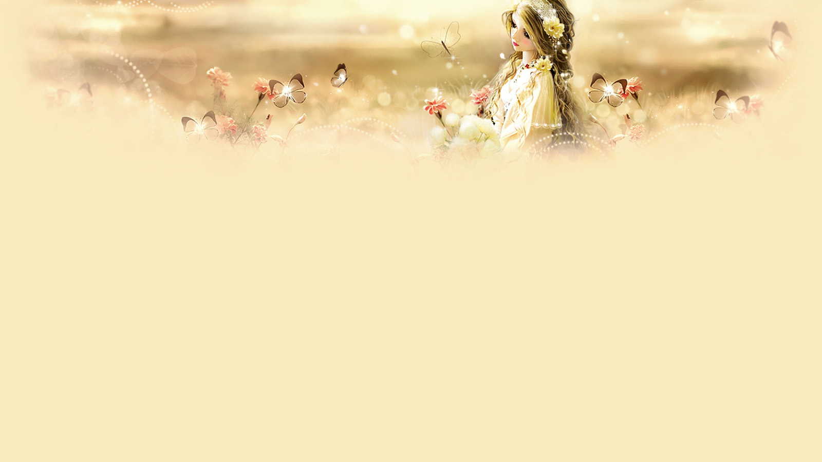 Princess's garden desktop background picture