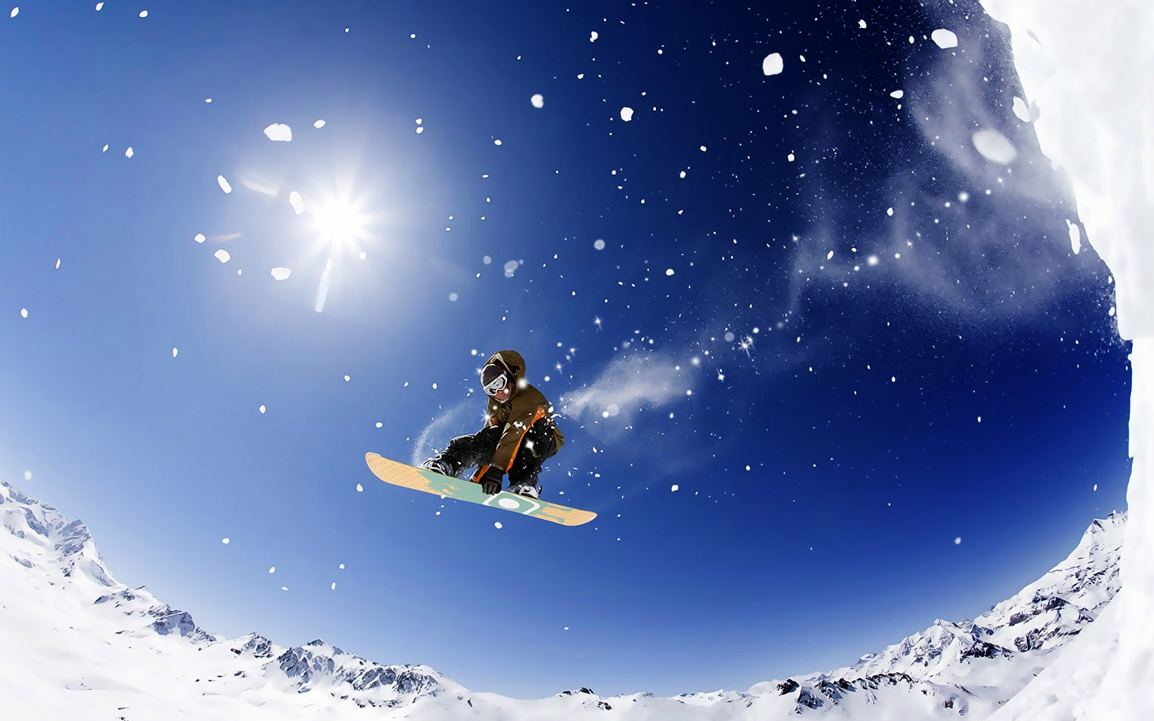 Ski boy desktop wallpaper